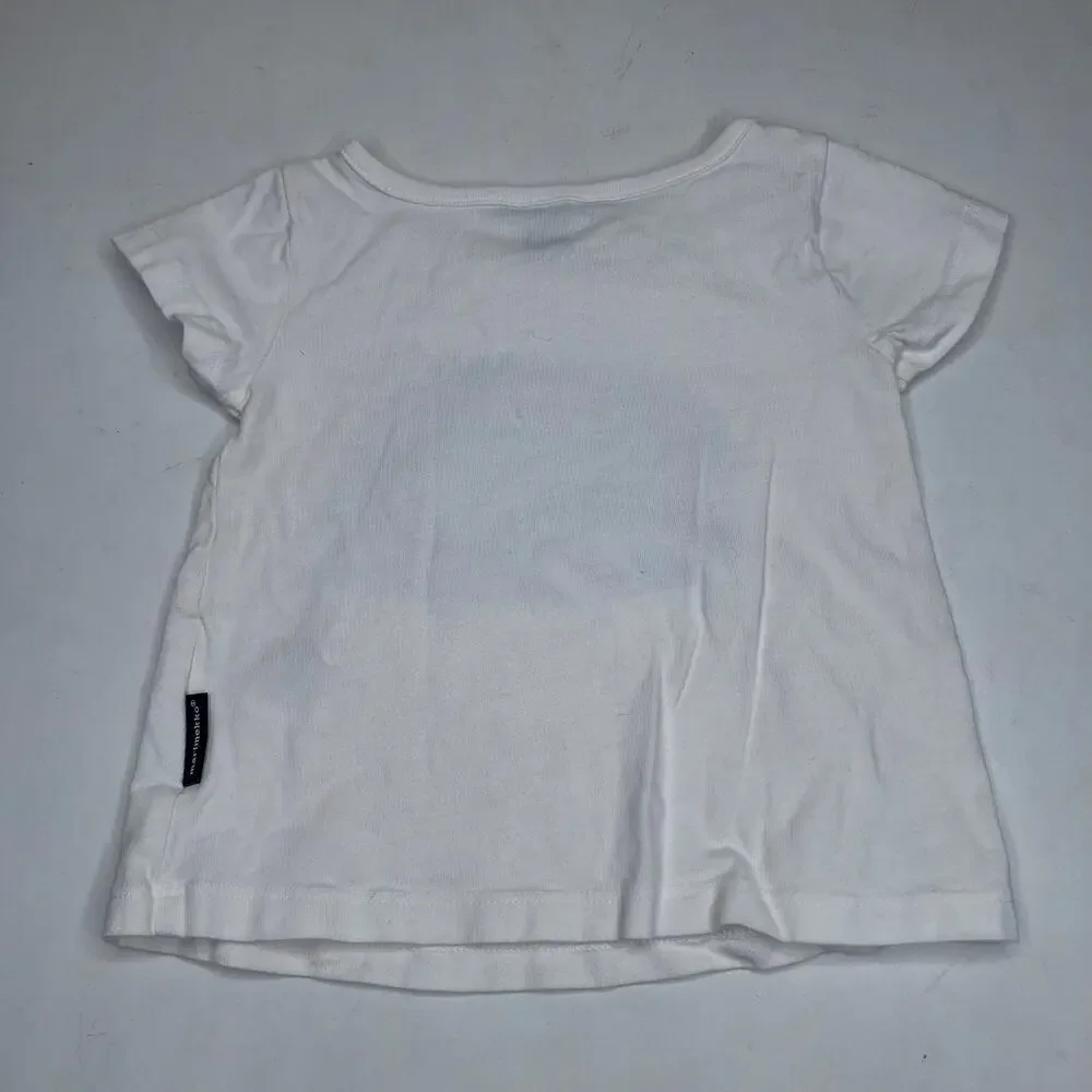 Marimekko Baby Supisee Hedgehog T-shirt 12m Cotton Graphic Scandi Short Sleeve